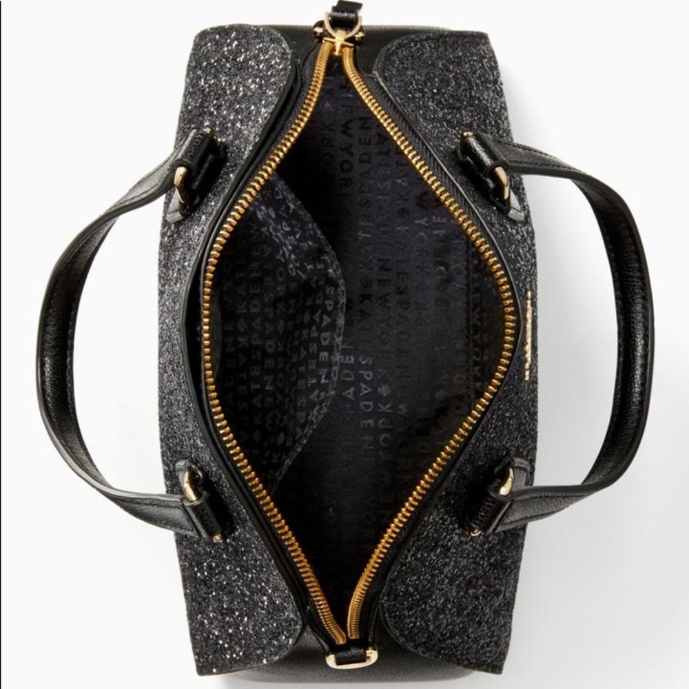 NWT❤️ Glittery Kate Spade Satchel - Stunning! - Picture 3 of 5